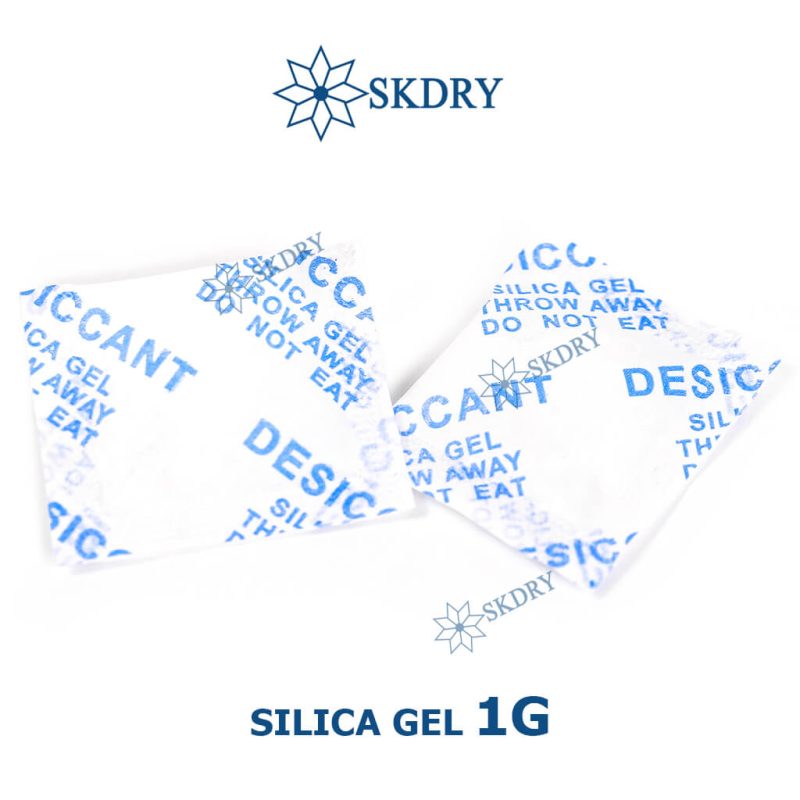 Gói hút (chống) ẩm Silica Gel màu trắng