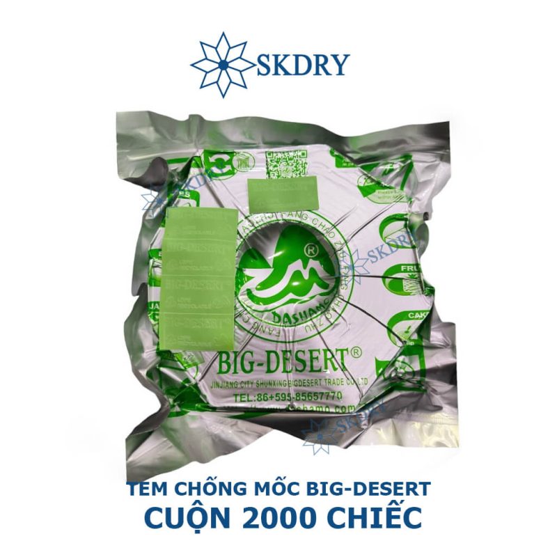 Cuộn tem chống mốc BIG-DESERT 2000 chiếc