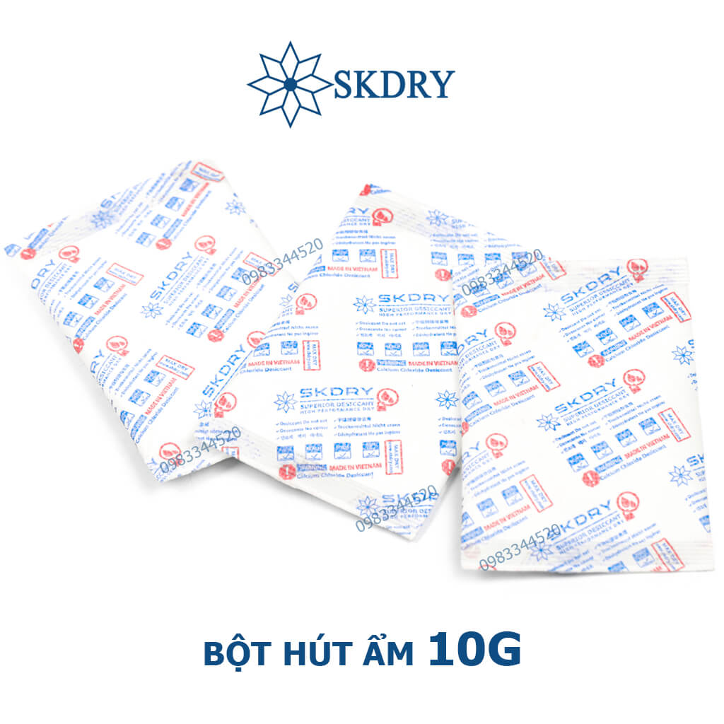 Bột hút ẩm công nghiệp 10 gram
