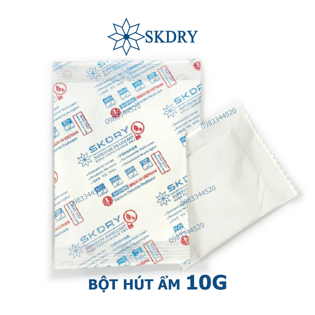 Bột hút ẩm công nghiệp 10 gram