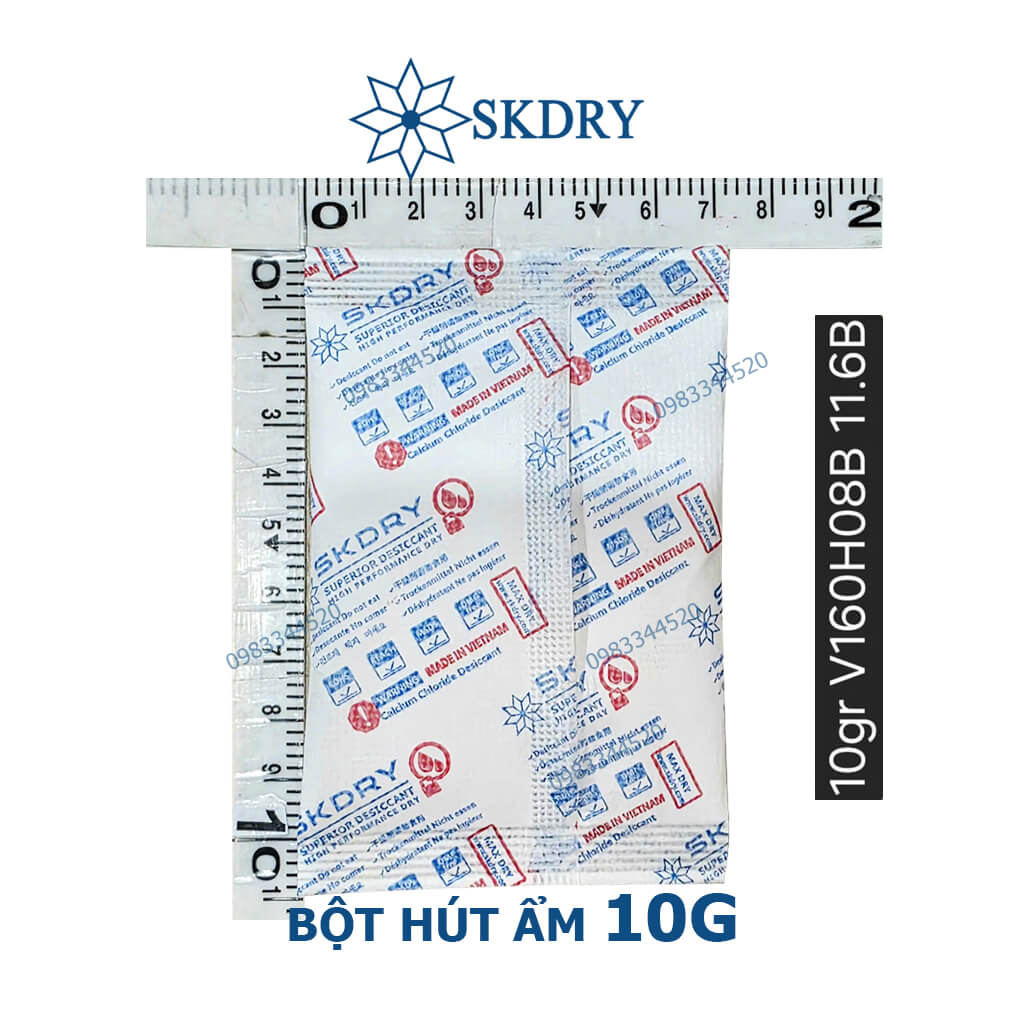 Bột hút ẩm công nghiệp 10 gram