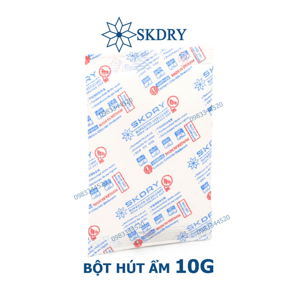 Bột hút ẩm công nghiệp 10 gram
