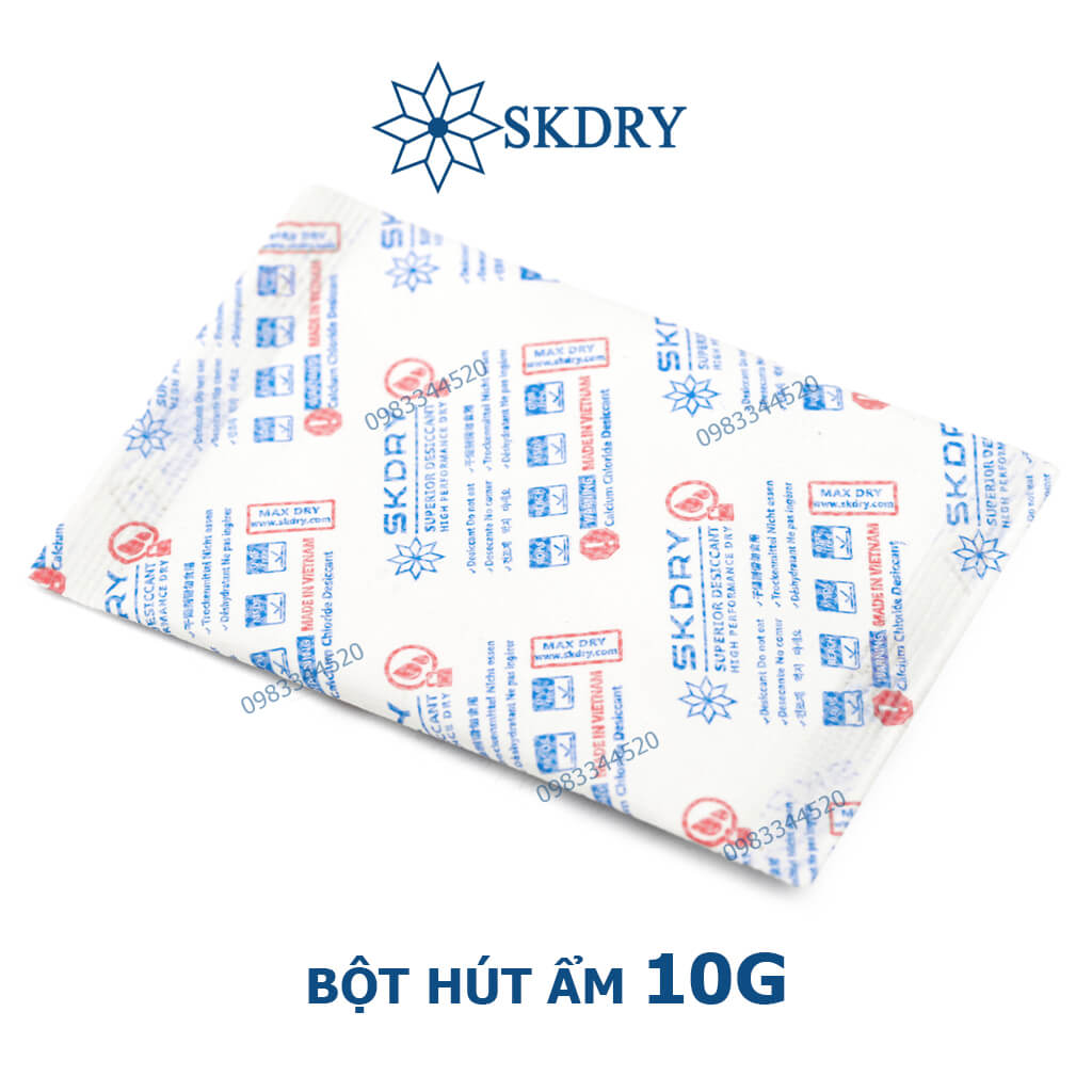Bột hút ẩm công nghiệp 10 gram