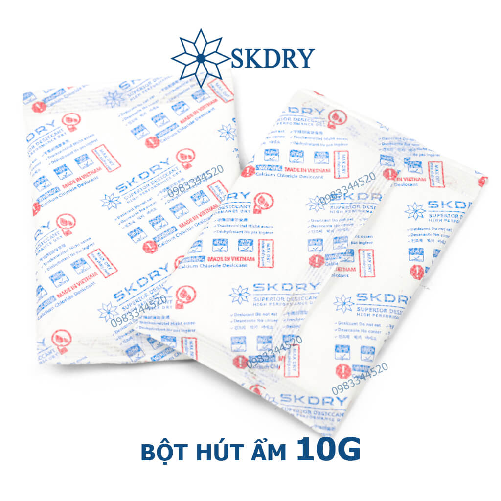 Bột hút ẩm công nghiệp 10 gram