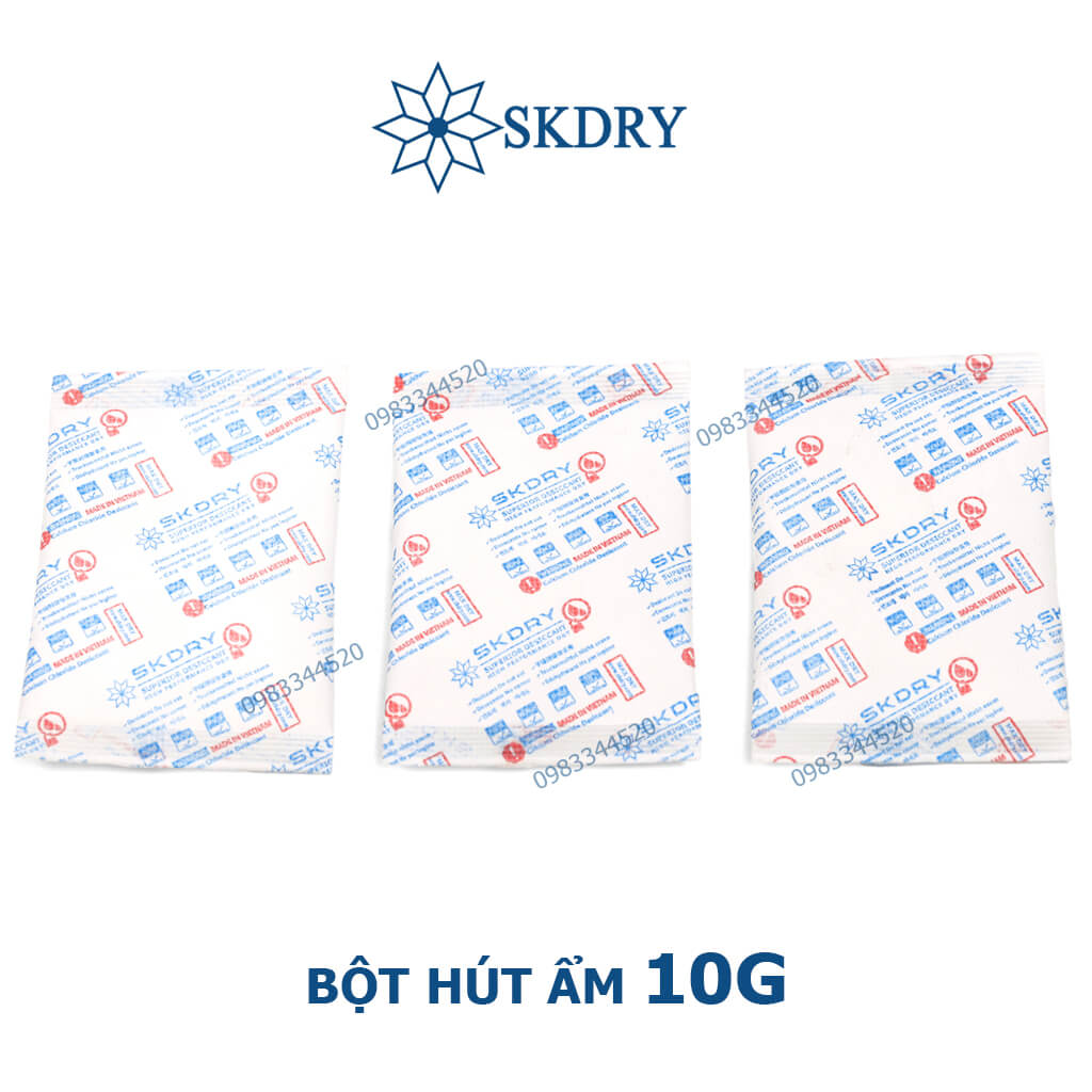 Bột hút ẩm công nghiệp 10 gram