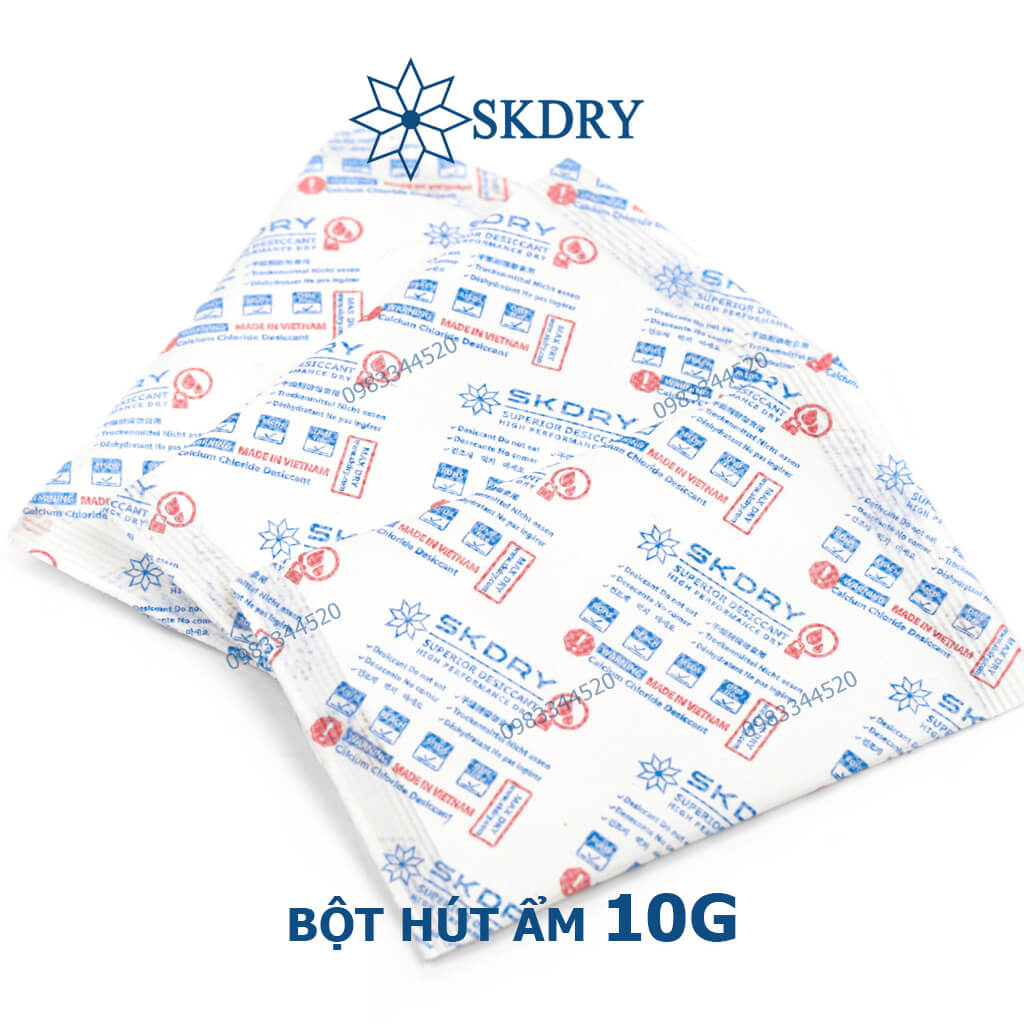 Bột hút ẩm công nghiệp 10 gram