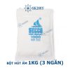 Túi bột hút ẩm công nghiệp trọng lượng 1Kg (3 ngăn) SK Dry