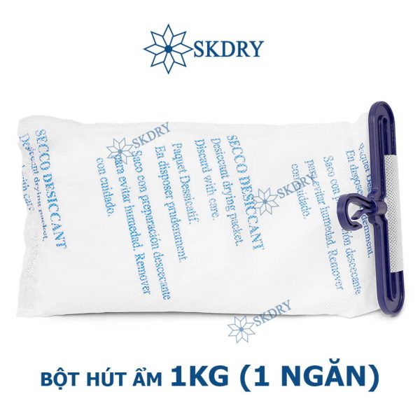 Bột hút ẩm công nghiệp 1Kg (loại 1 ngăn)