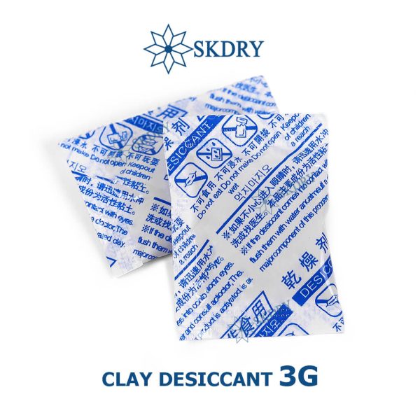 Gói hút ẩm Clay 3 Gram