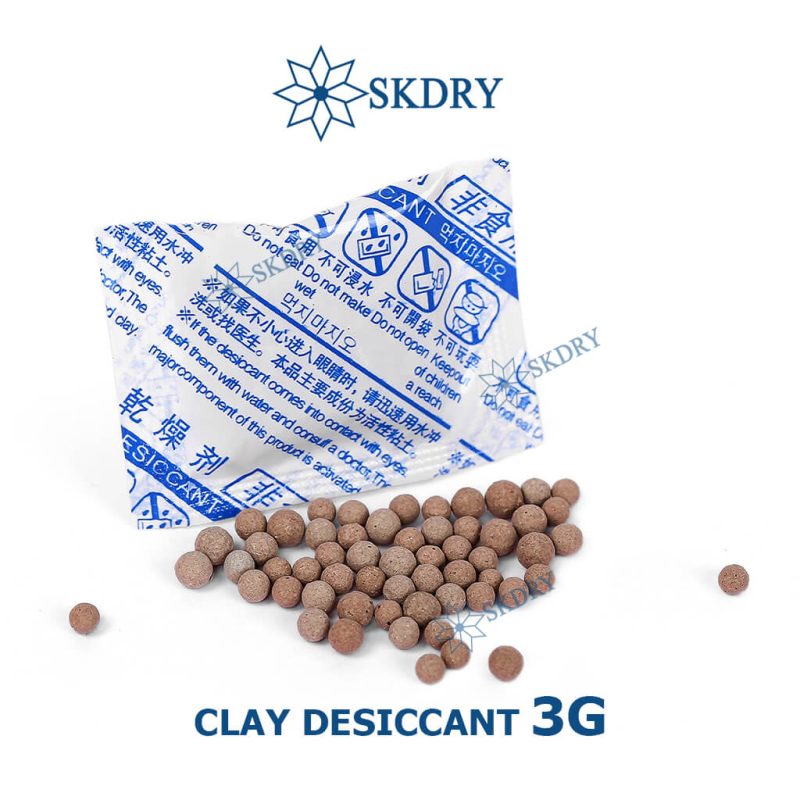 Nguyên lý hút ẩm của Hạt hút ẩm Clay Desiccant