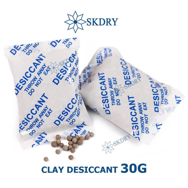 Gói hút ẩm công nghiệp Clay Desiccant 30G