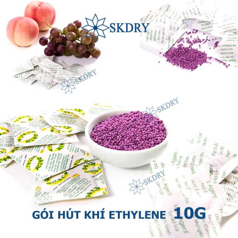 Công dụng Gói hút khí Ethylene SK Dry 10 Gram