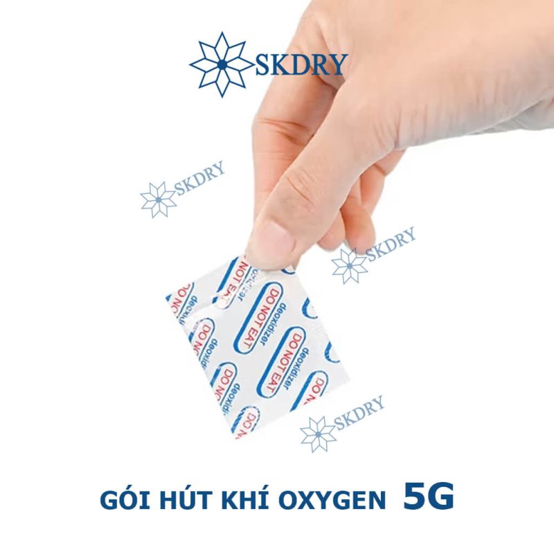 Lưu ý khi sử dụng Gói hút khí Oxygen SK Dry 5 Gram