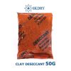 Gói hút ẩm công nghiệp Clay Desiccant 50G