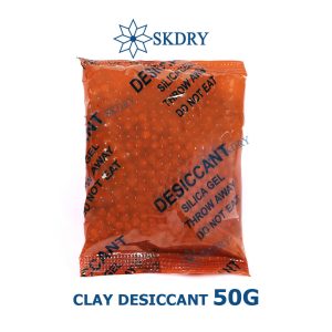 Gói hút ẩm công nghiệp Clay Desiccant 50G