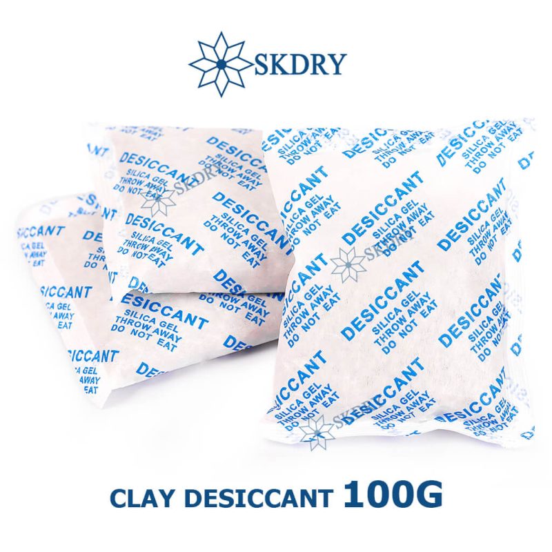 Gói hút ẩm công nghiệp Clay Desiccant 100G