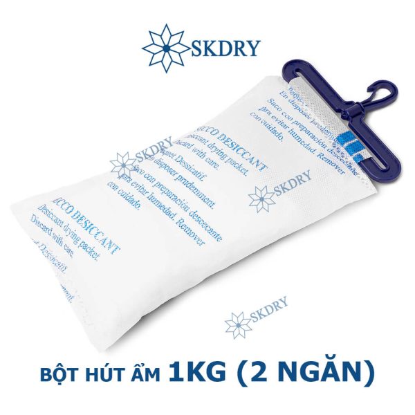 Túi bột hút ẩm công nghiệp 2 ngăn SK Dry