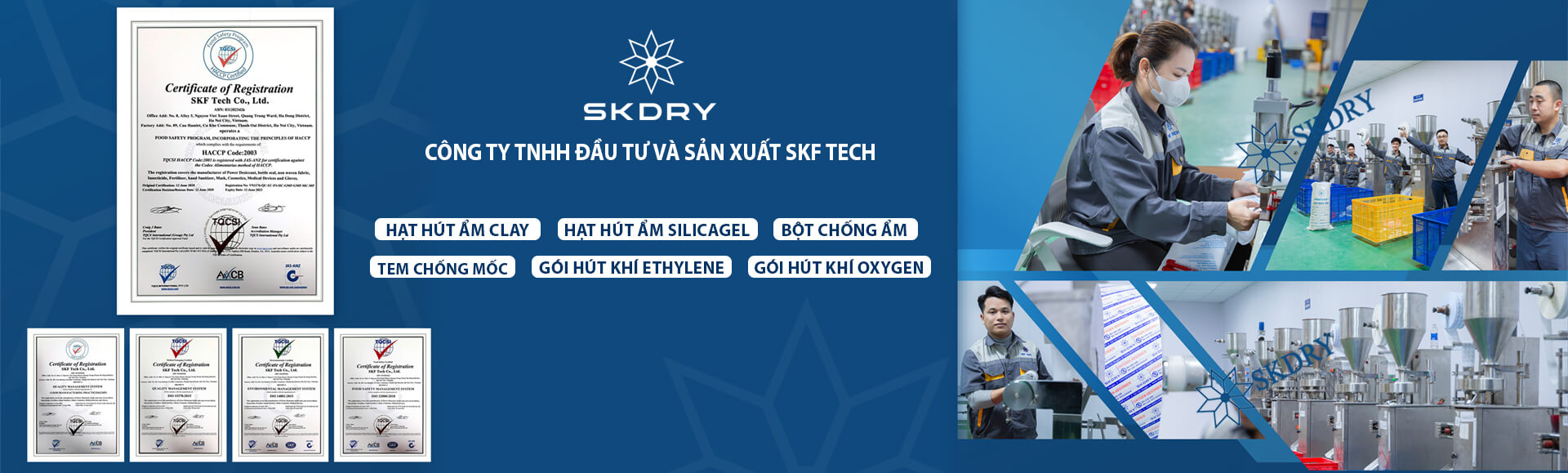 SKDry_Goi-hut-chong-am-Silicagel-Bot-hut-am; Gói hút ẩm; Gói chống ẩm; Bột hút ẩm; Gói hút oxy