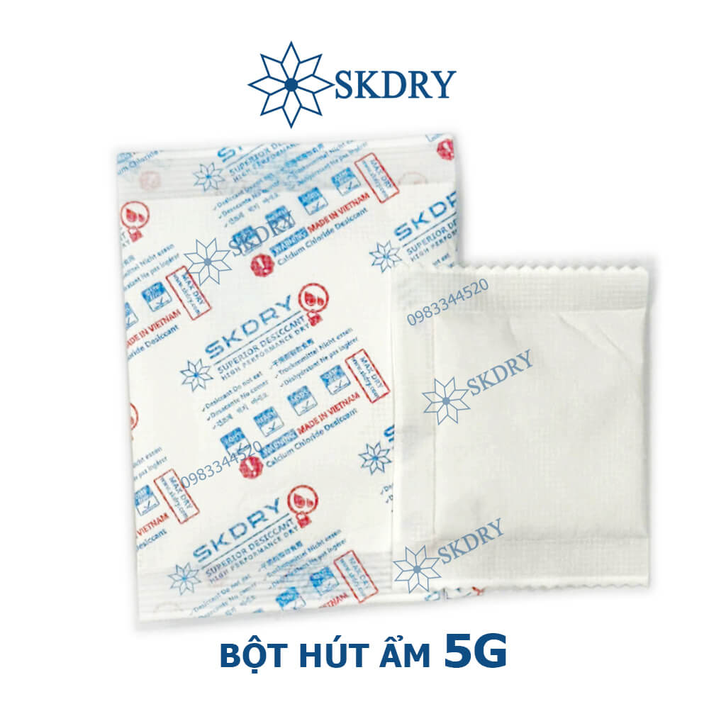 Gói bột hút ẩm 5g