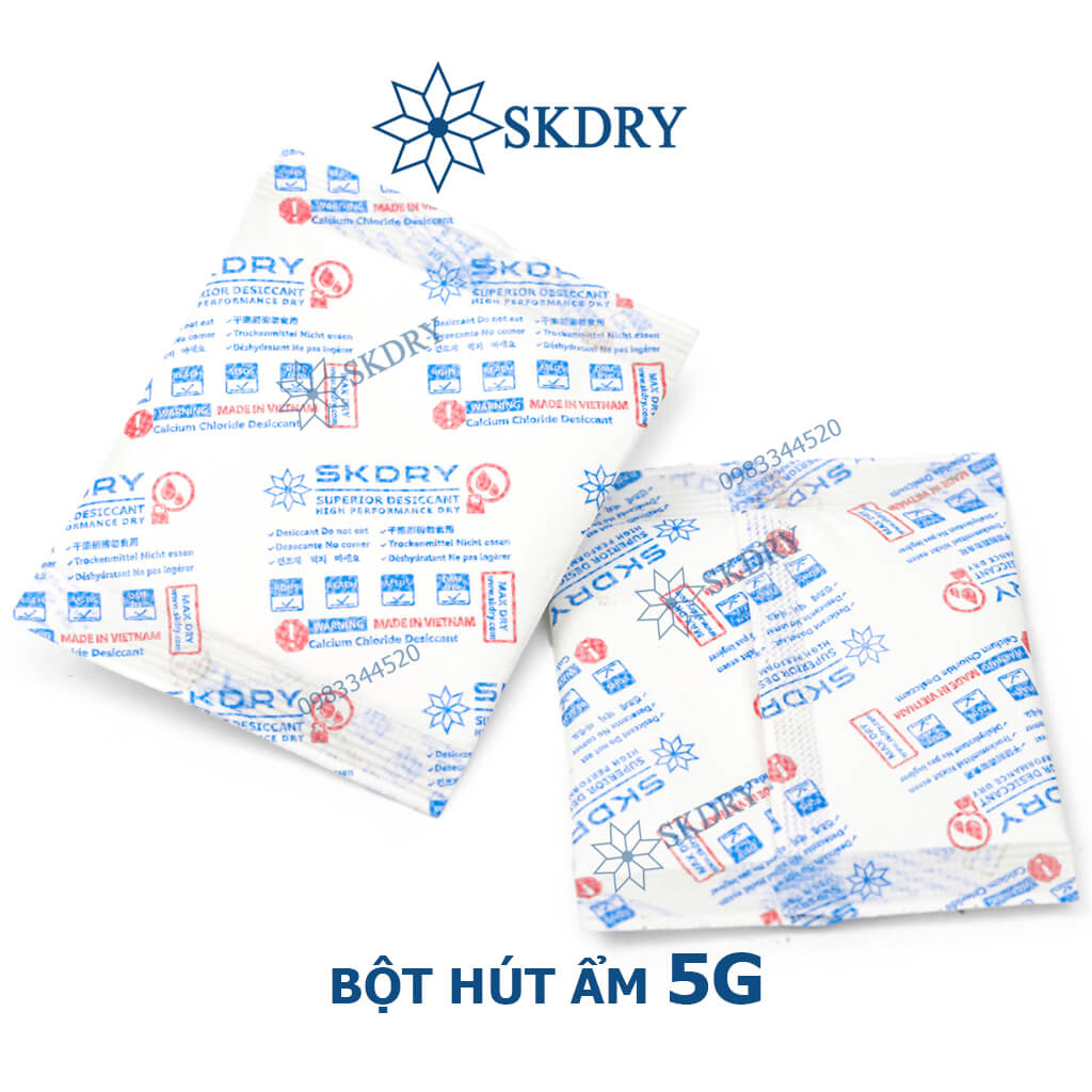 Gói bột hút ẩm 5g