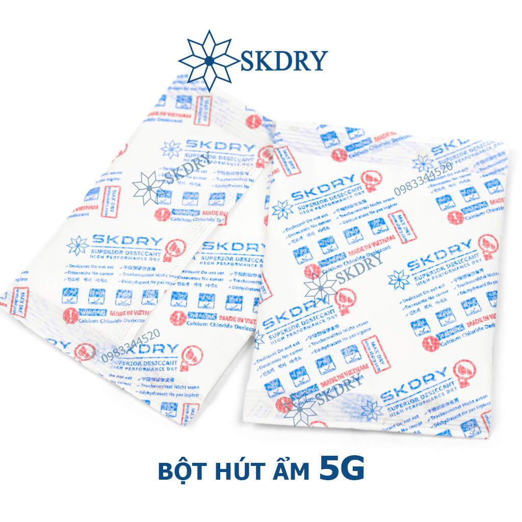 Gói bột hút ẩm 5g